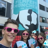 Unser Filmfest-Team mit geballter Ticketkraft.