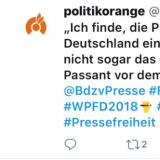 Tweet Pressefreiheit