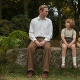 Domhnall Gleeson (A.A. Milne) und Will Tilston (Christopher Robin)