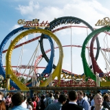 Olympische Ringe über München - allerdings nur auf der Wiesn