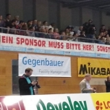 Auch die Fans hoffen mit den Volleyballern aus Unterhaching!