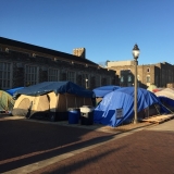 Tenting auf dem Duke Campus