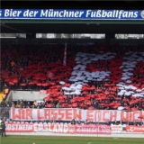 Choreografie der Bayernfans