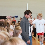 Felix Neureuther beim Kids on Court Festival