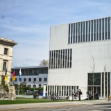 Das neue NS-Dokumentationszentrum am Karolinenplatz in München.