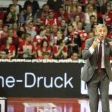 Voll fokussiert: Bayerns Basketball-Trainer Svetislav Pesic.