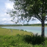 Der Bugasee im Osten Münchens