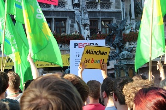 Bagida-Gegendemonstration in München