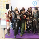 Cosplay während der Gamescom, die in die Rolle ihrer Lieblingsspielfiguren schlüpfen.