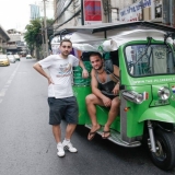 Von links nach rechts: Karen Koulakian (25), Remy Fernandes-Dandré (23), Ludwig Merz (27)