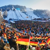 Immer ein Tournee Highlight: Das Neujahrsspringen in Garmisch