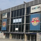 Noch die Heimstätte des EHC München - die Eissporthalle im Olympiapark.