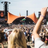 Die Orange Stage des Roskilde Festivals