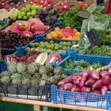 Obst und Gemüse vom lokalen Markt