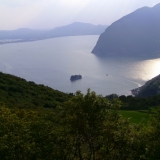 Der Iseosee ohne Christo: Ausblick vom Gipfel der Monte Isola