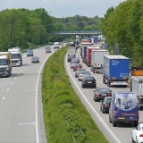 Stau auf der A8 Richtung Salzburg