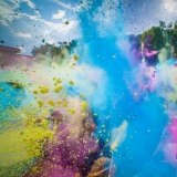 Holi Festival in Frankfurt 2015