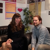 Nikki und Brian von Silversun Pickups