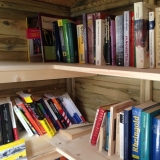 Bücherschrank von innen Am Herrgottseck 2